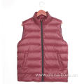 Ladies high quality zipper padding jacket